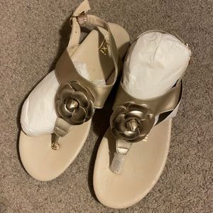 NEW Gold Sandals